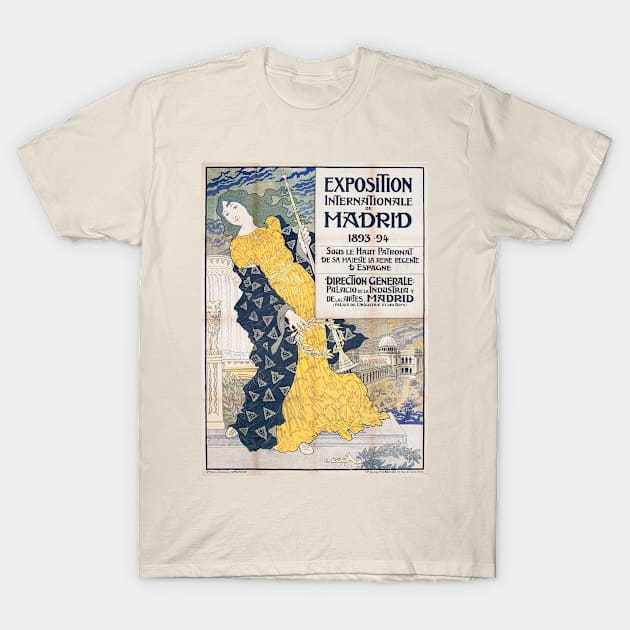 Vintage illustration, 1893 T-Shirt by WAITE-SMITH VINTAGE ART